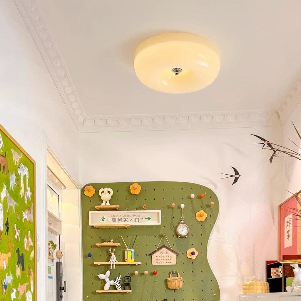 Ceiling Light Cream Pudding Lighting Lobby