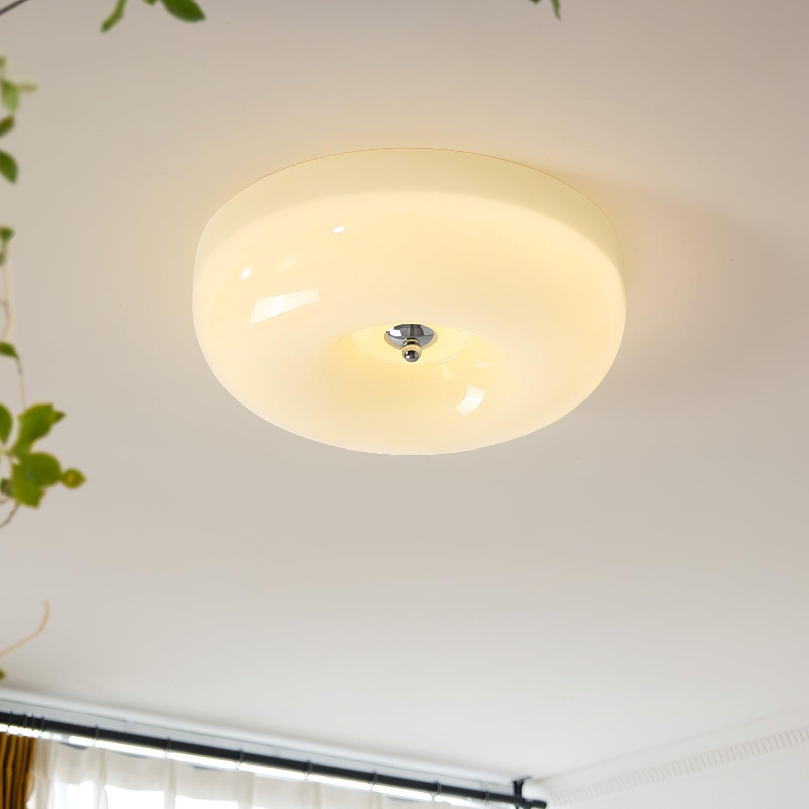 Ceiling Light Cream Pudding Lighting Lobby