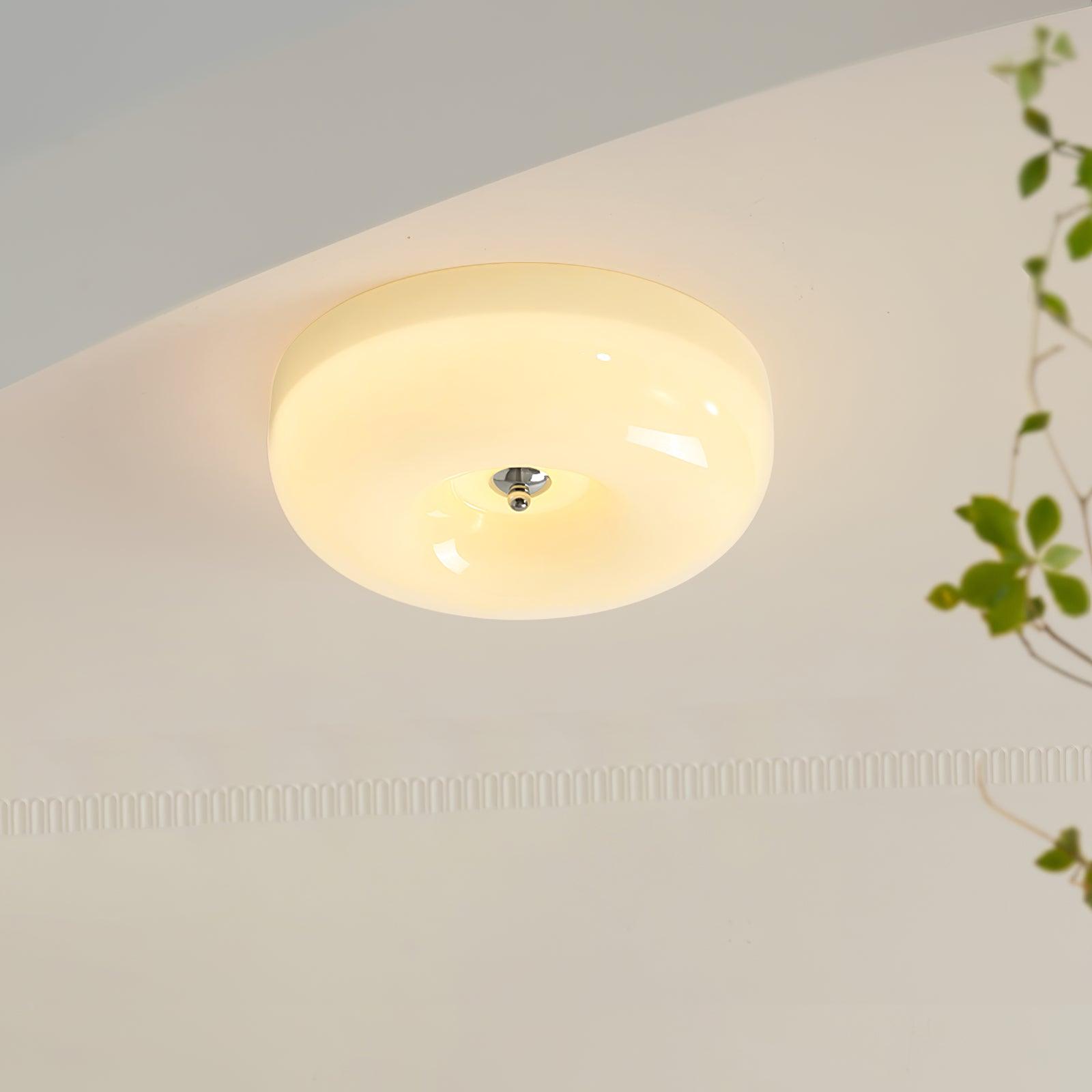 Ceiling Light Cream Pudding Lighting Lobby