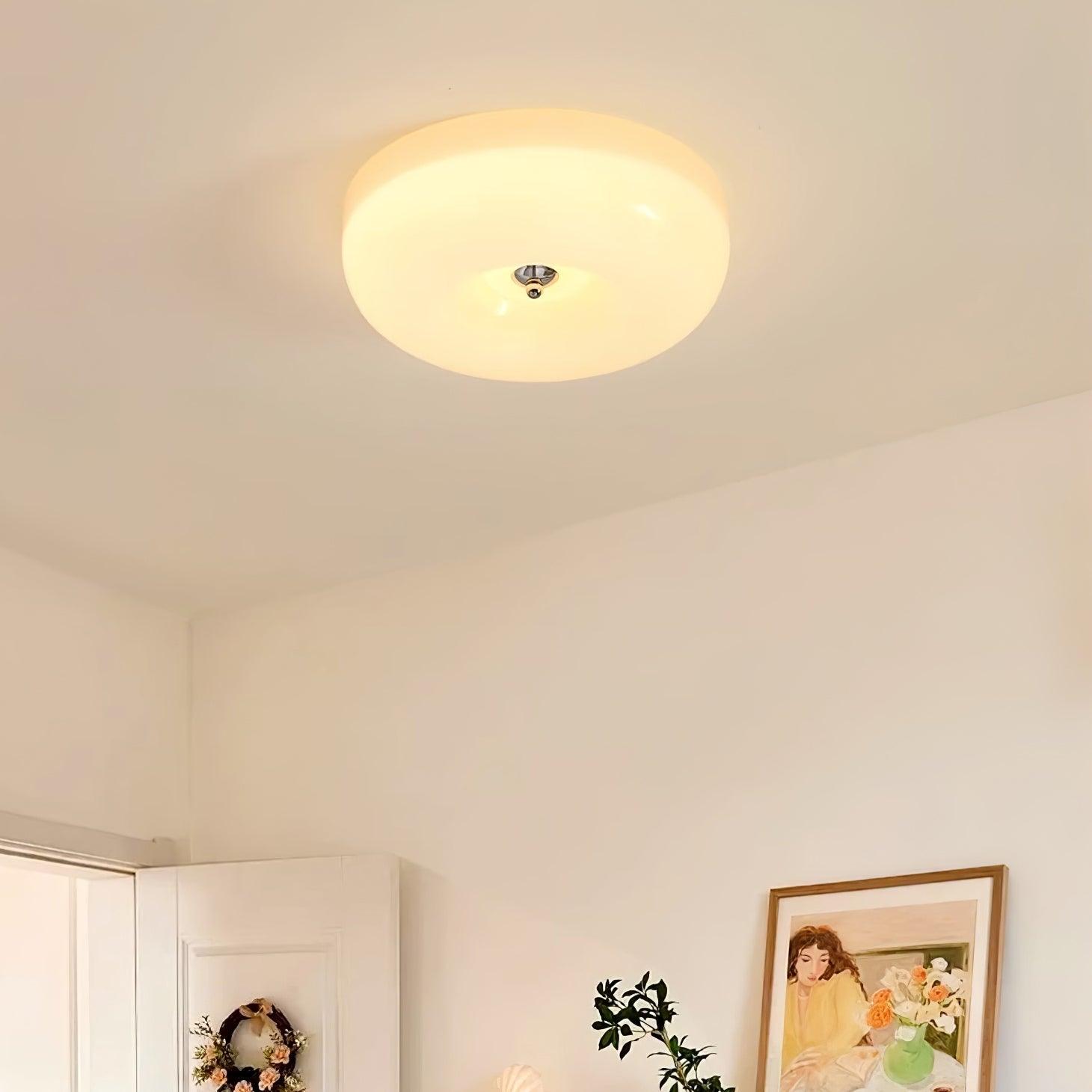 Ceiling Light Cream Pudding Lighting Lobby