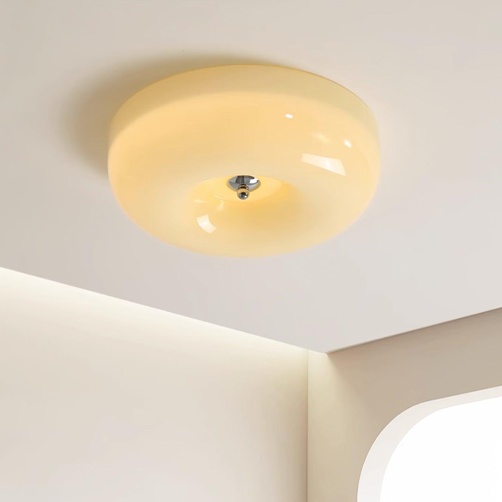 Ceiling Light Cream Pudding Lighting Lobby
