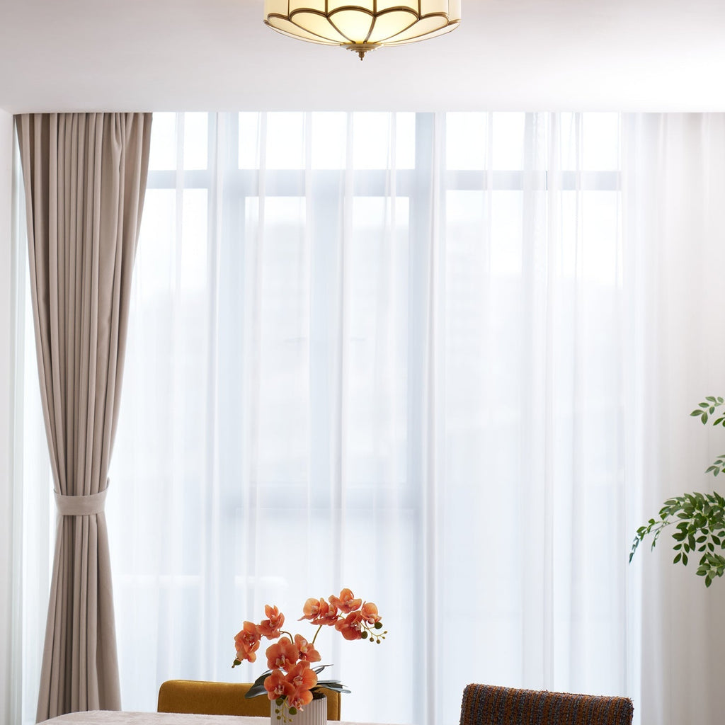 Ceiling Light Fixture with Flower Shaped Glass Lighting Lobby