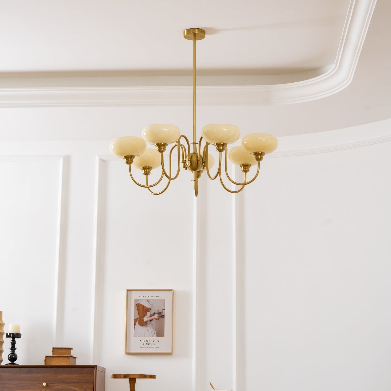 Ceiling Pendant Persimmon Creamy Lighting Lobby