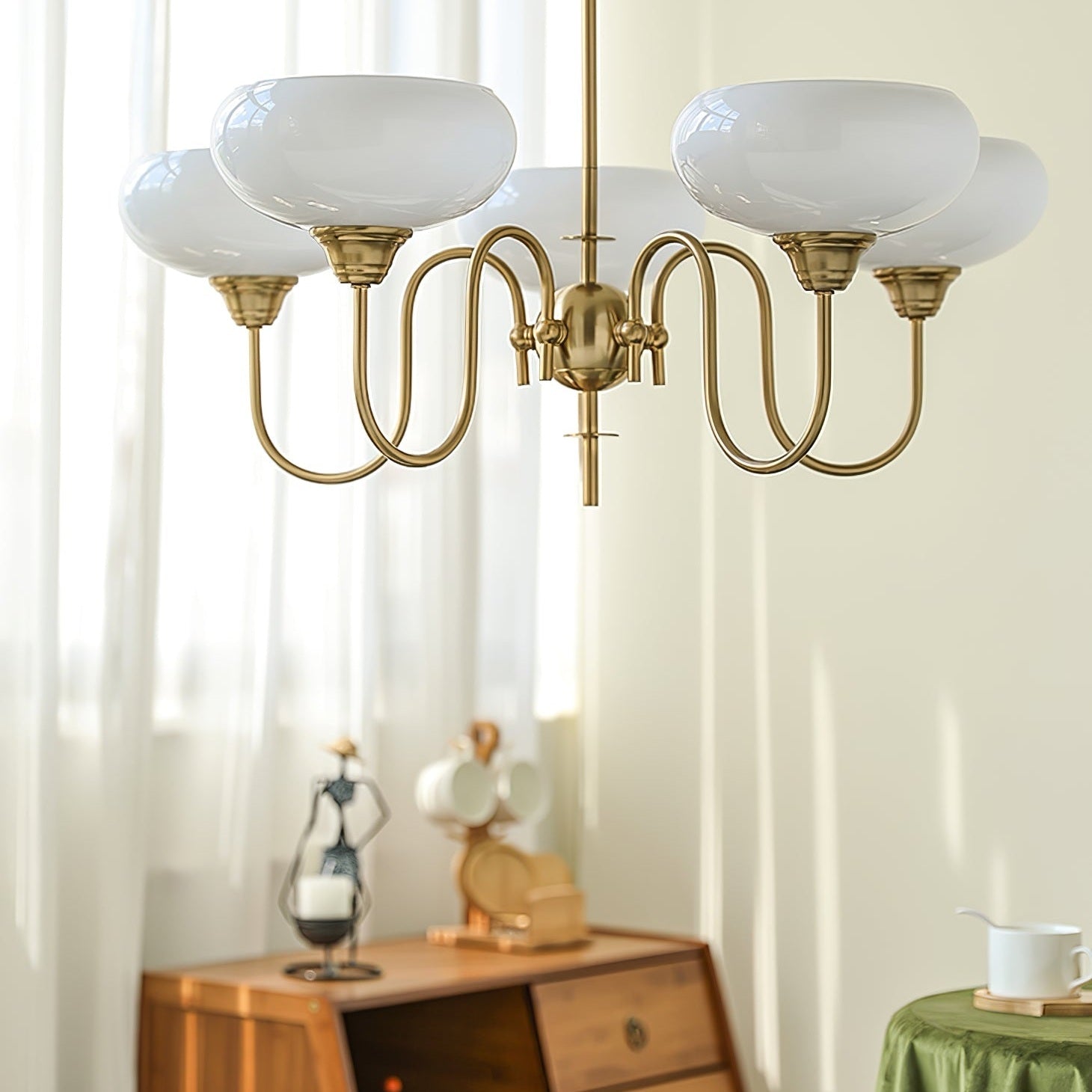 Ceiling Pendant Persimmon Creamy Lighting Lobby