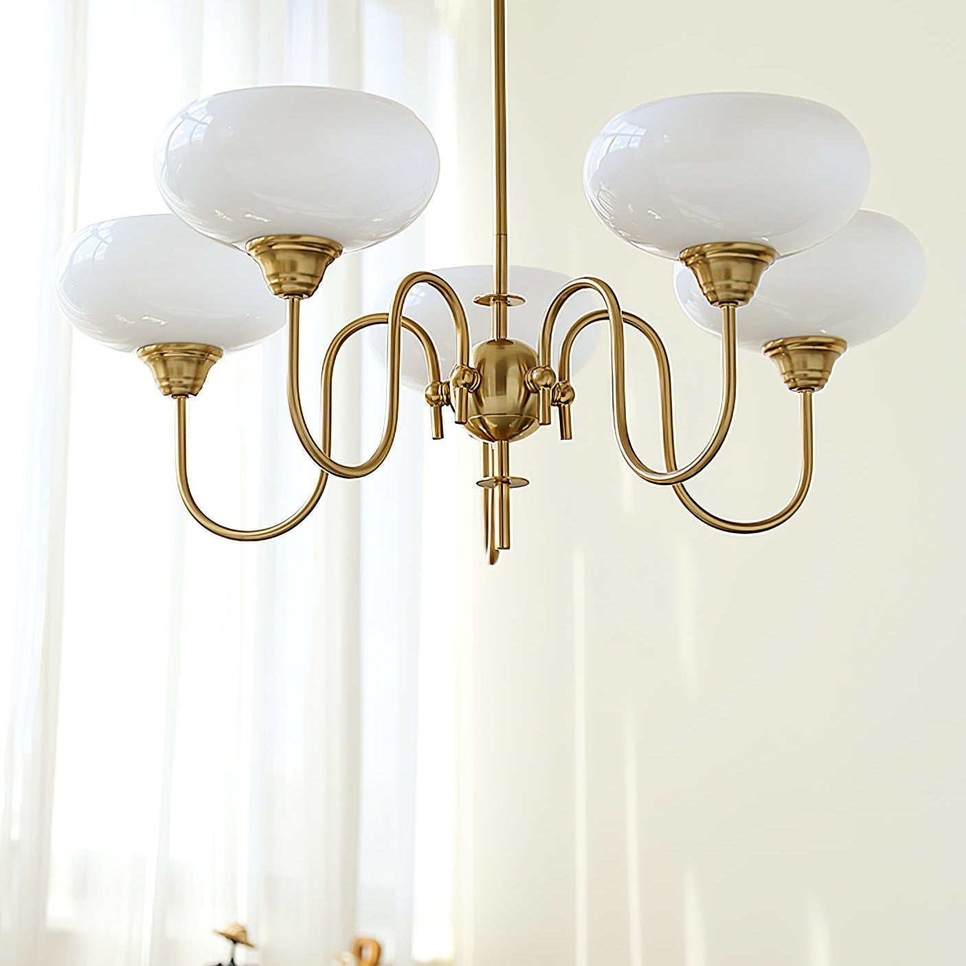 Ceiling Pendant Persimmon Creamy Lighting Lobby