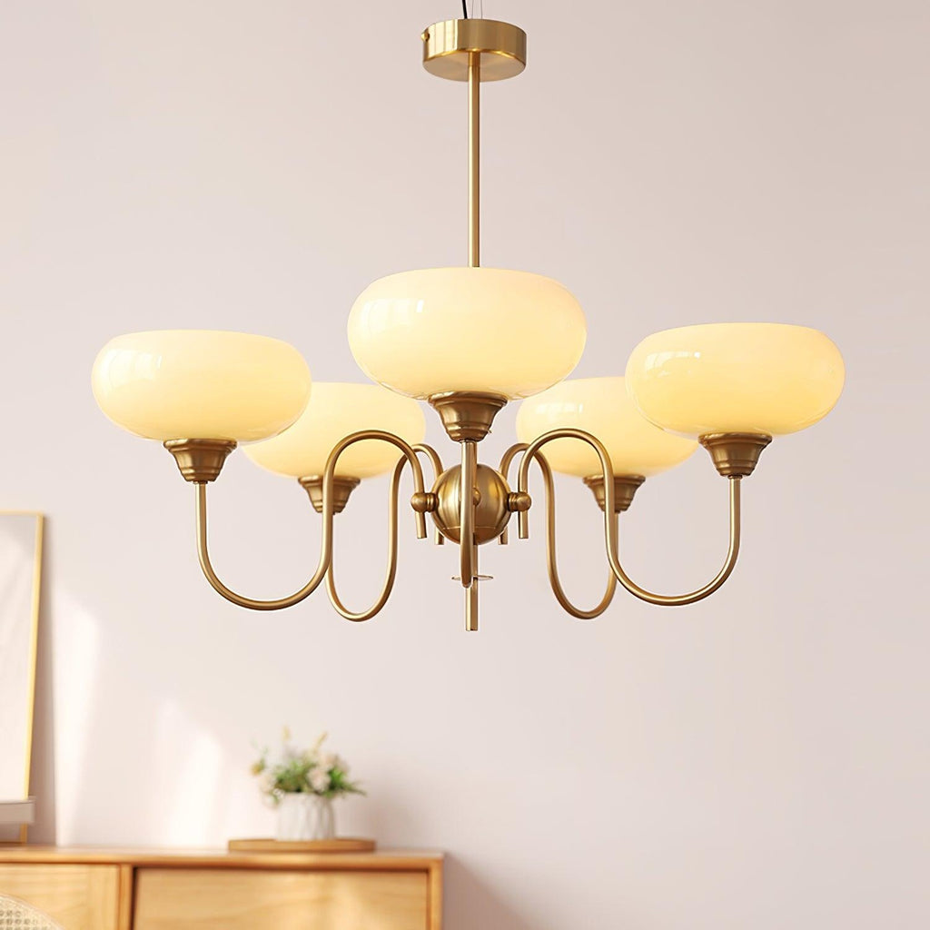 Ceiling Pendant Persimmon Creamy Lighting Lobby