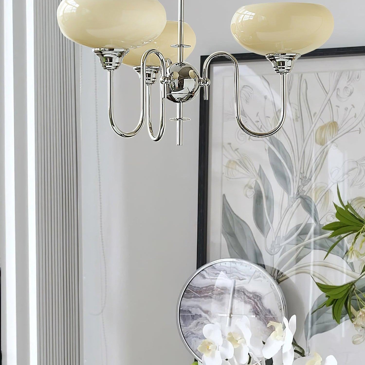 Ceiling Pendant Persimmon Creamy Lighting Lobby