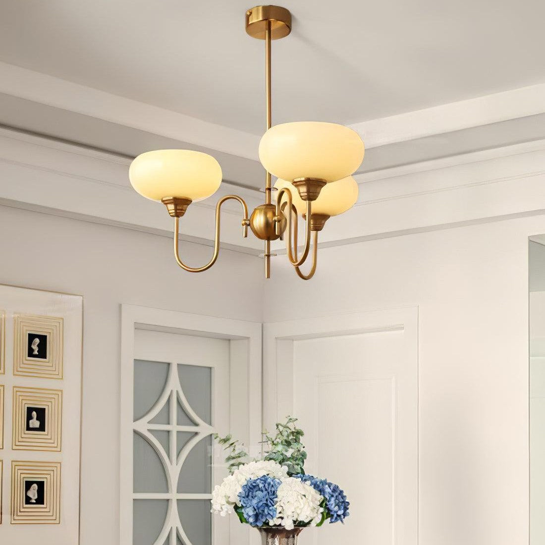 Ceiling Pendant Persimmon Creamy Lighting Lobby