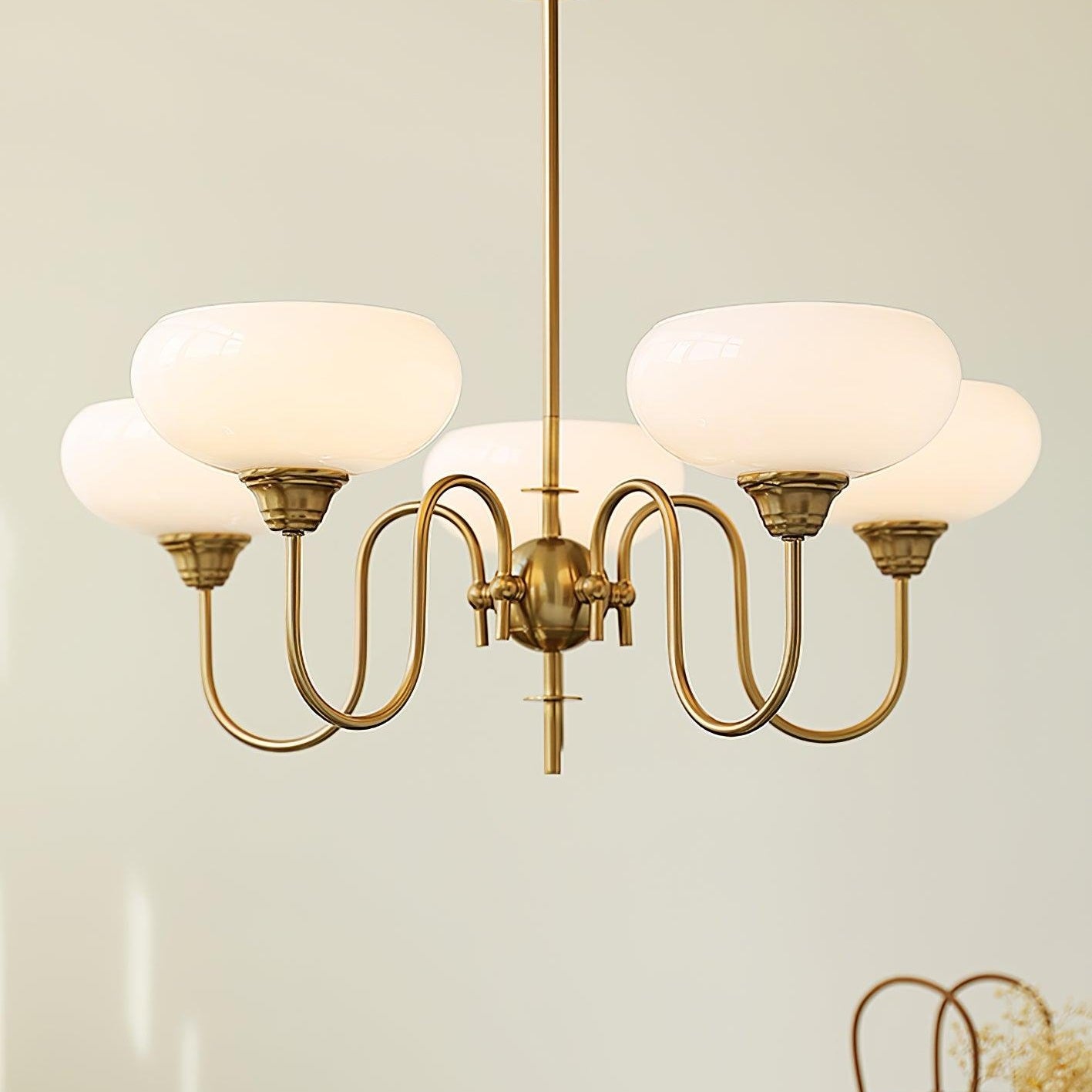 Ceiling Pendant Persimmon Creamy Lighting Lobby