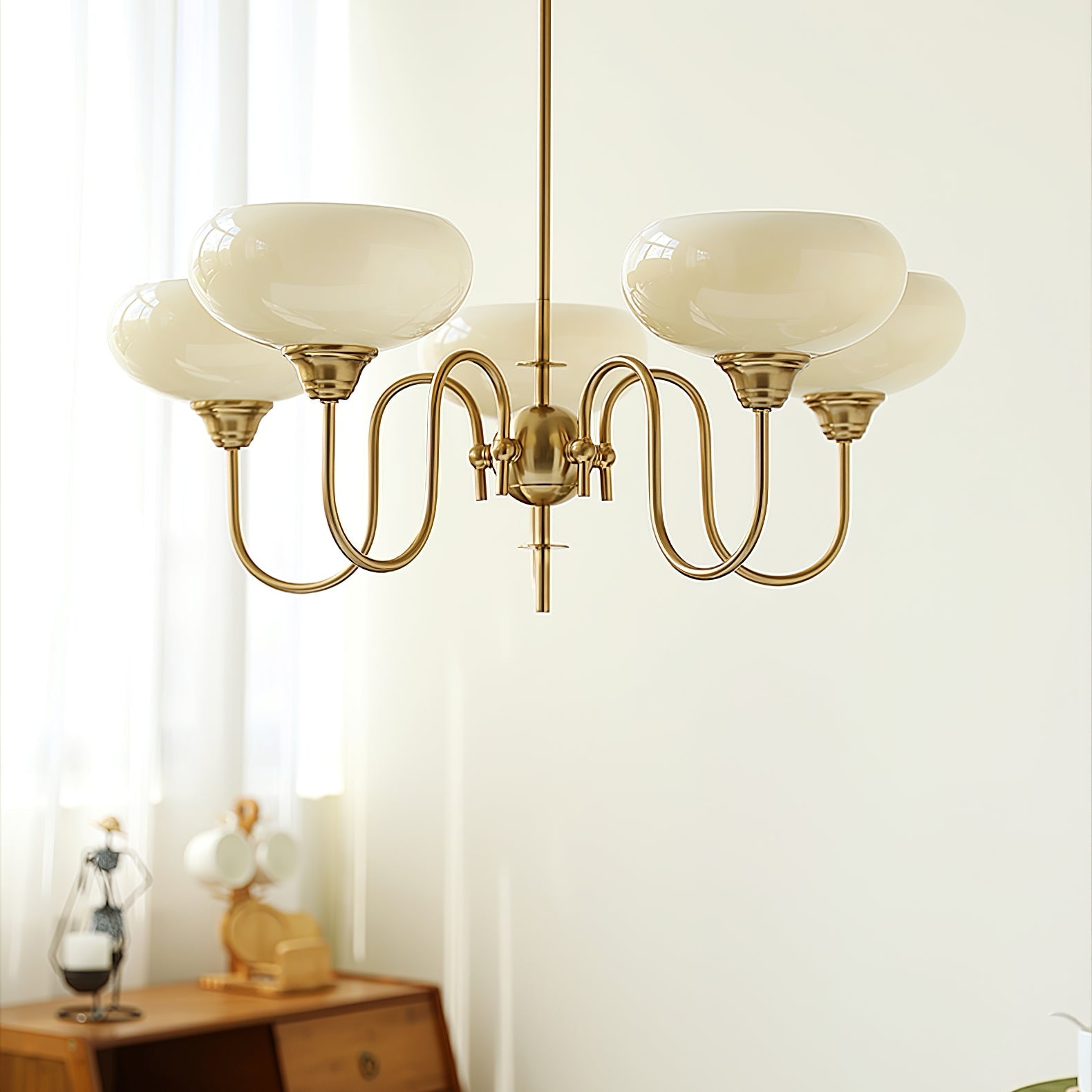 Ceiling Pendant Persimmon Creamy Lighting Lobby