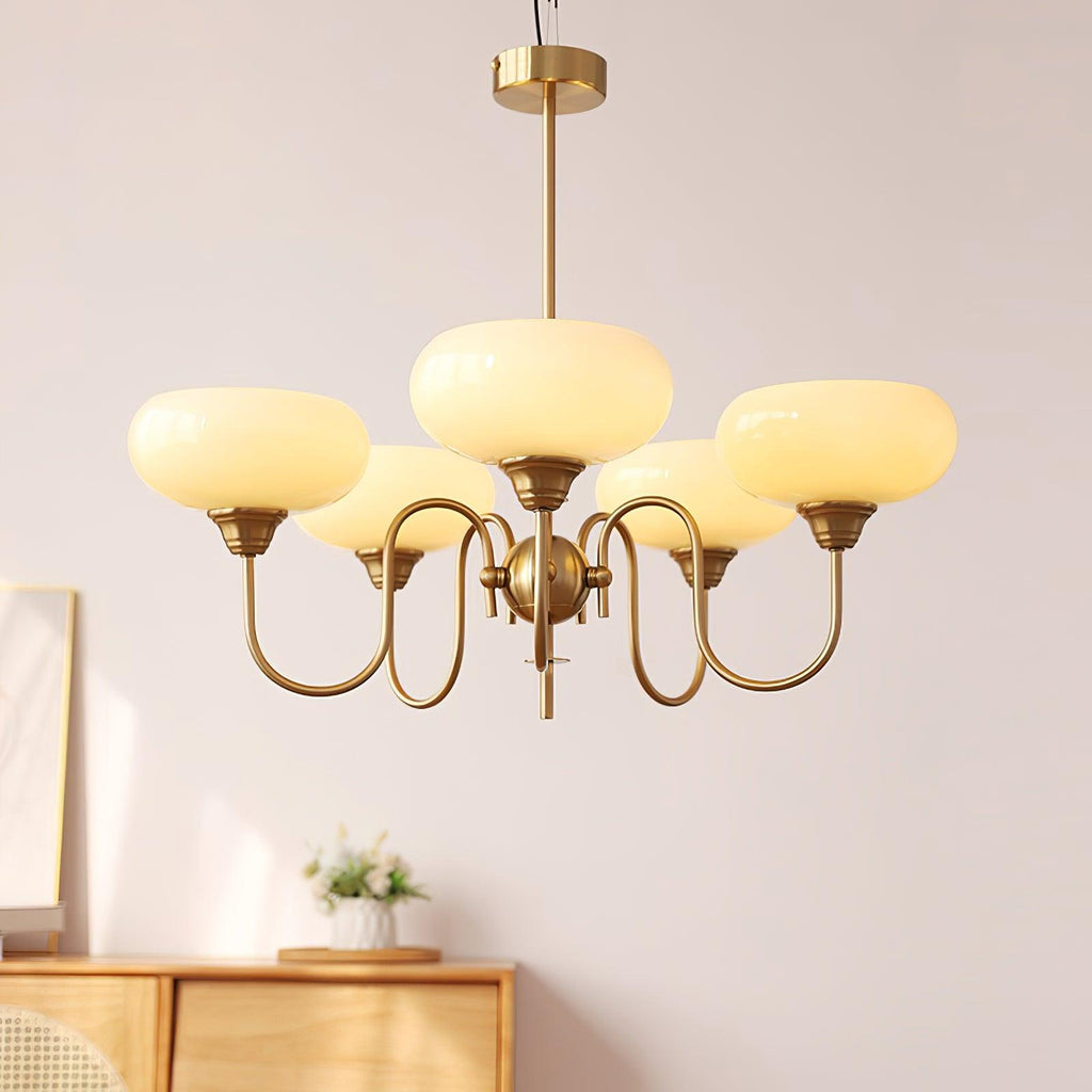 Ceiling Pendant Persimmon Creamy Lighting Lobby