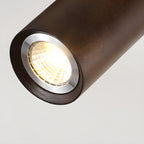 Ceiling Spotlight Fixture With Natural Wood Beam Lighting Lobby