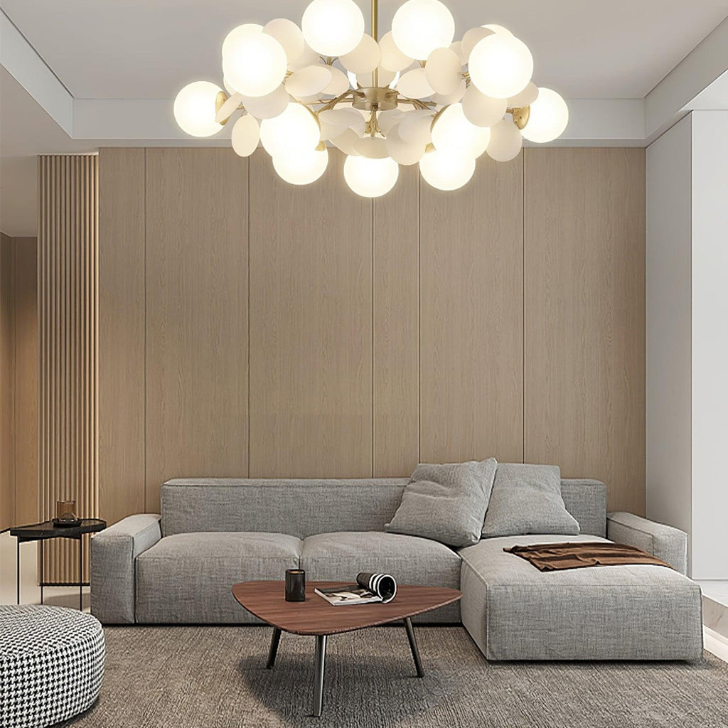Ceiling Suspension Light In Off White Tree Design Lighting Lobby