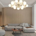 Ceiling Suspension Light In Off White Tree Design Lighting Lobby