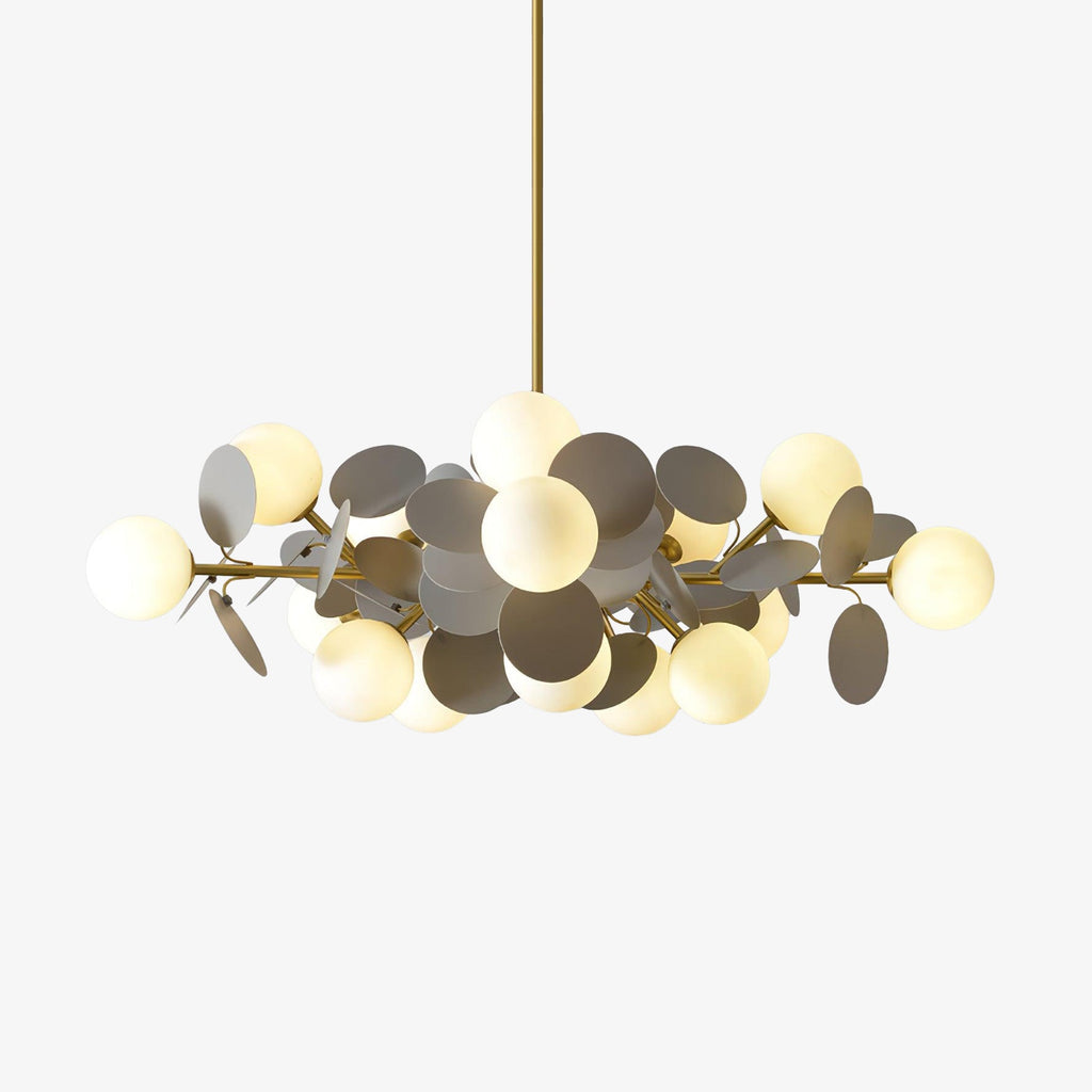Ceiling Suspension Light In Off White Tree Design Lighting Lobby