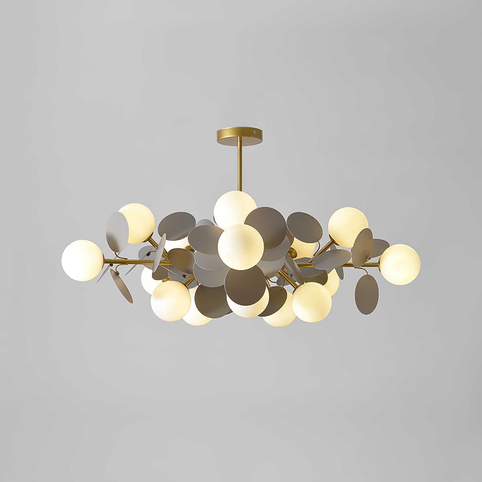 Ceiling Suspension Light In Off White Tree Design Lighting Lobby