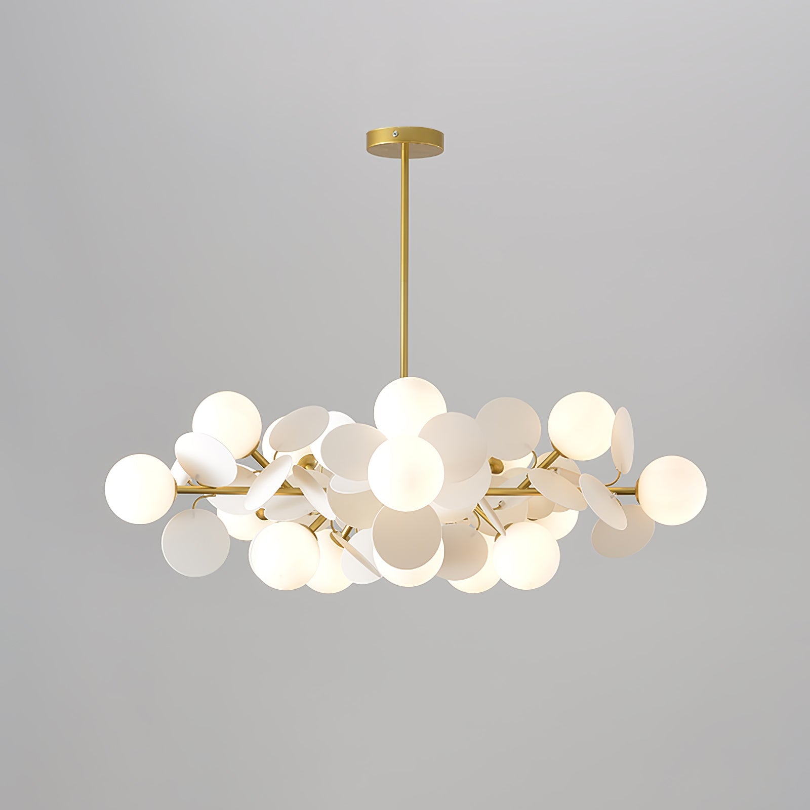 Ceiling Suspension Light In Off White Tree Design Lighting Lobby