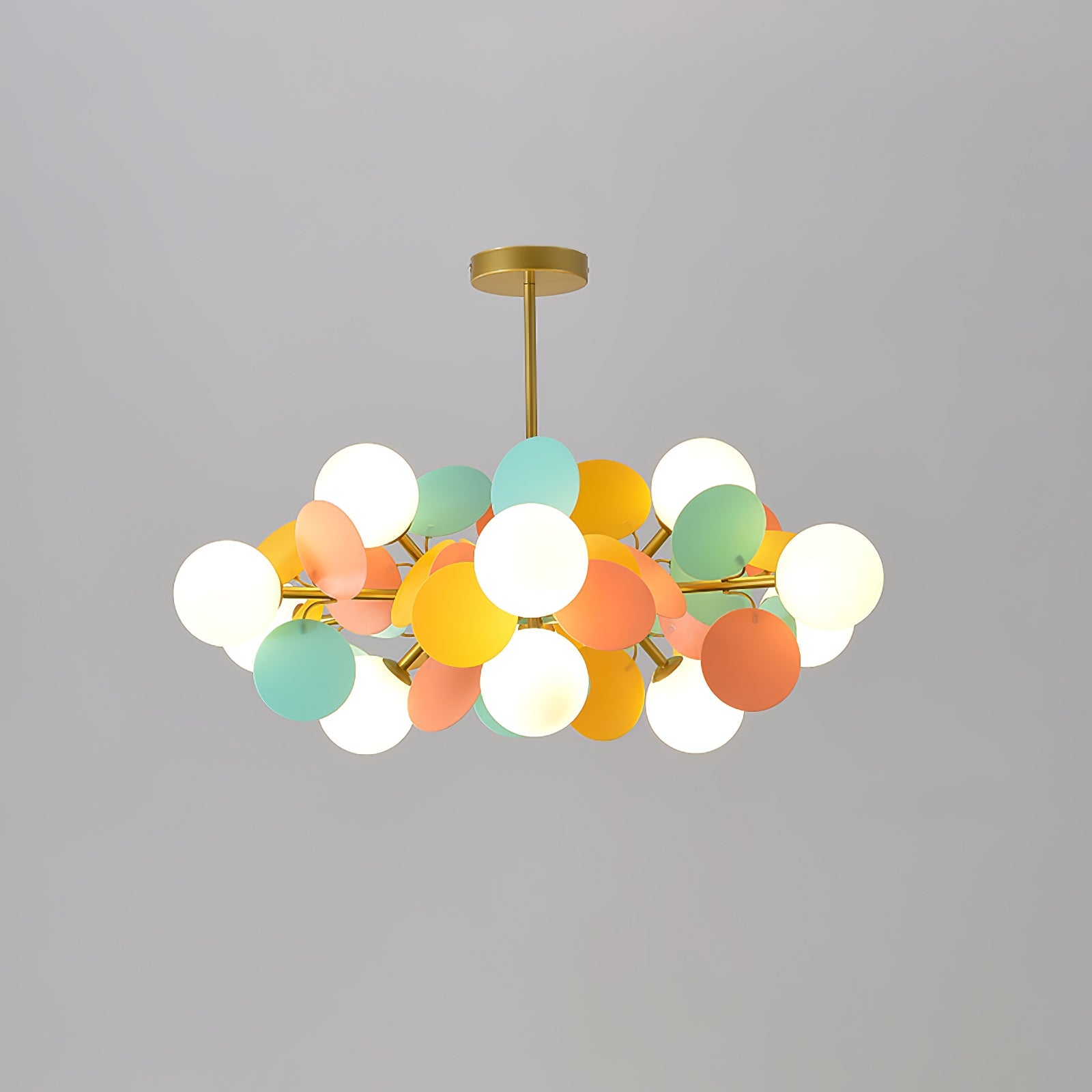 Ceiling Suspension Light In Off White Tree Design Lighting Lobby