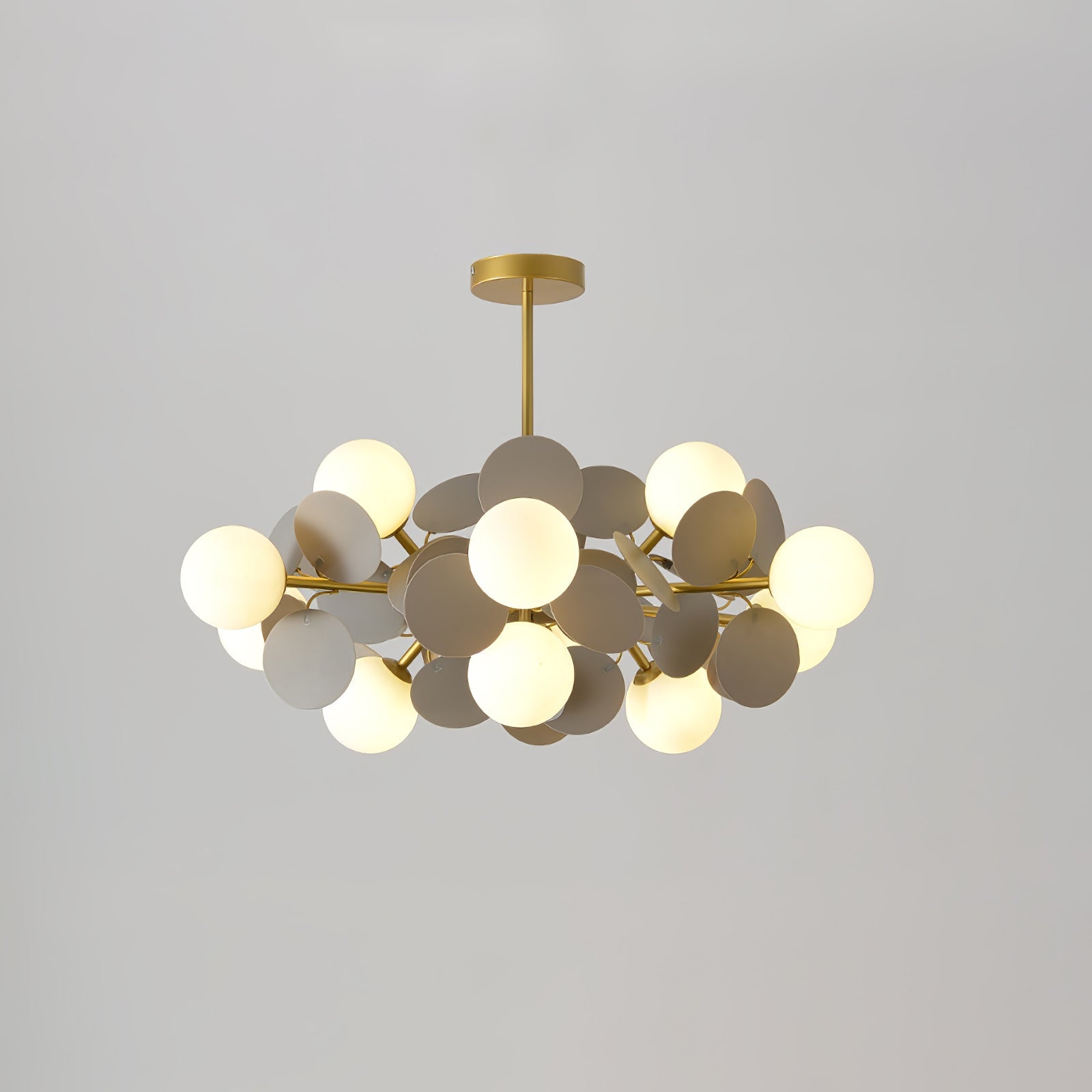 Ceiling Suspension Light In Off White Tree Design Lighting Lobby