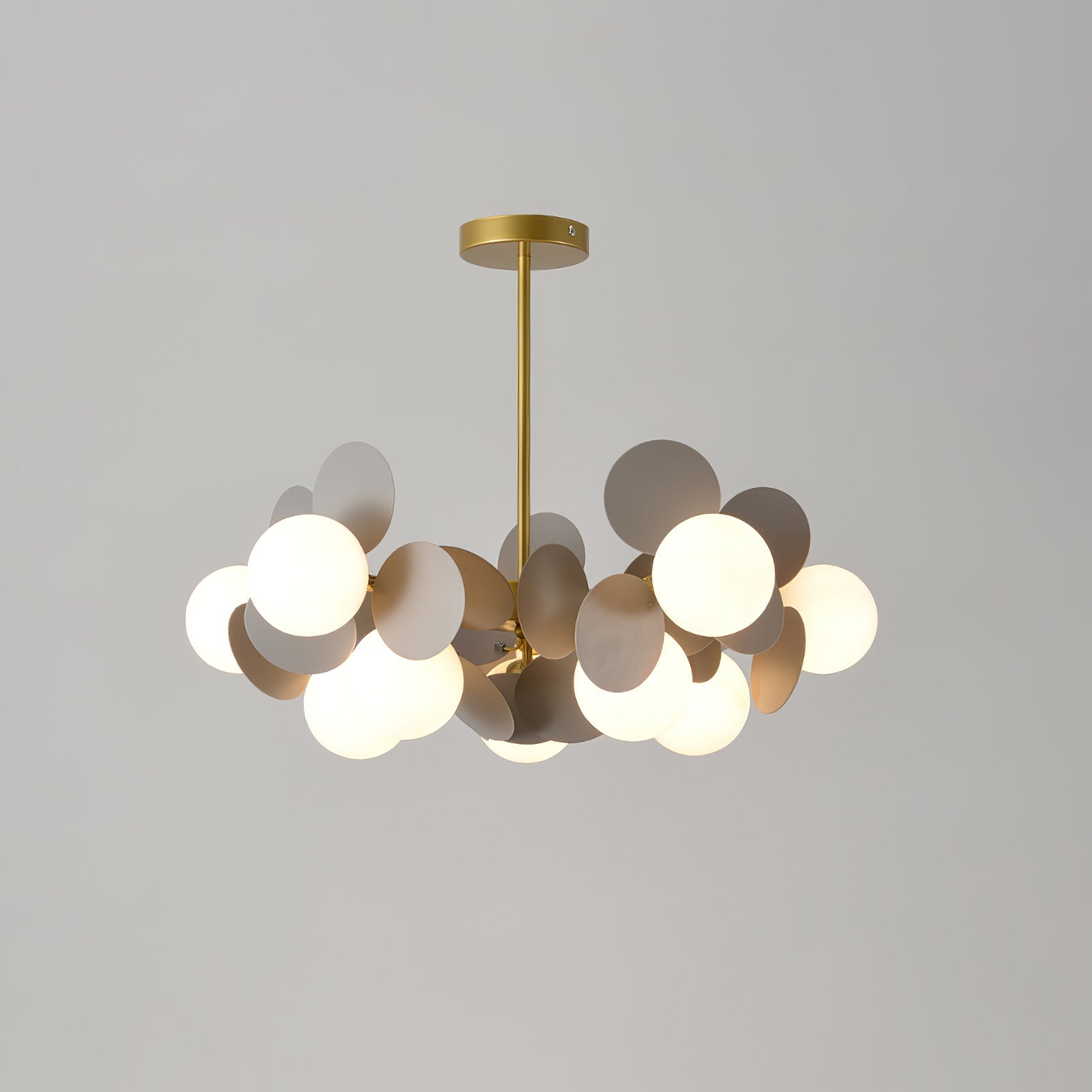 Ceiling Suspension Light In Off White Tree Design Lighting Lobby