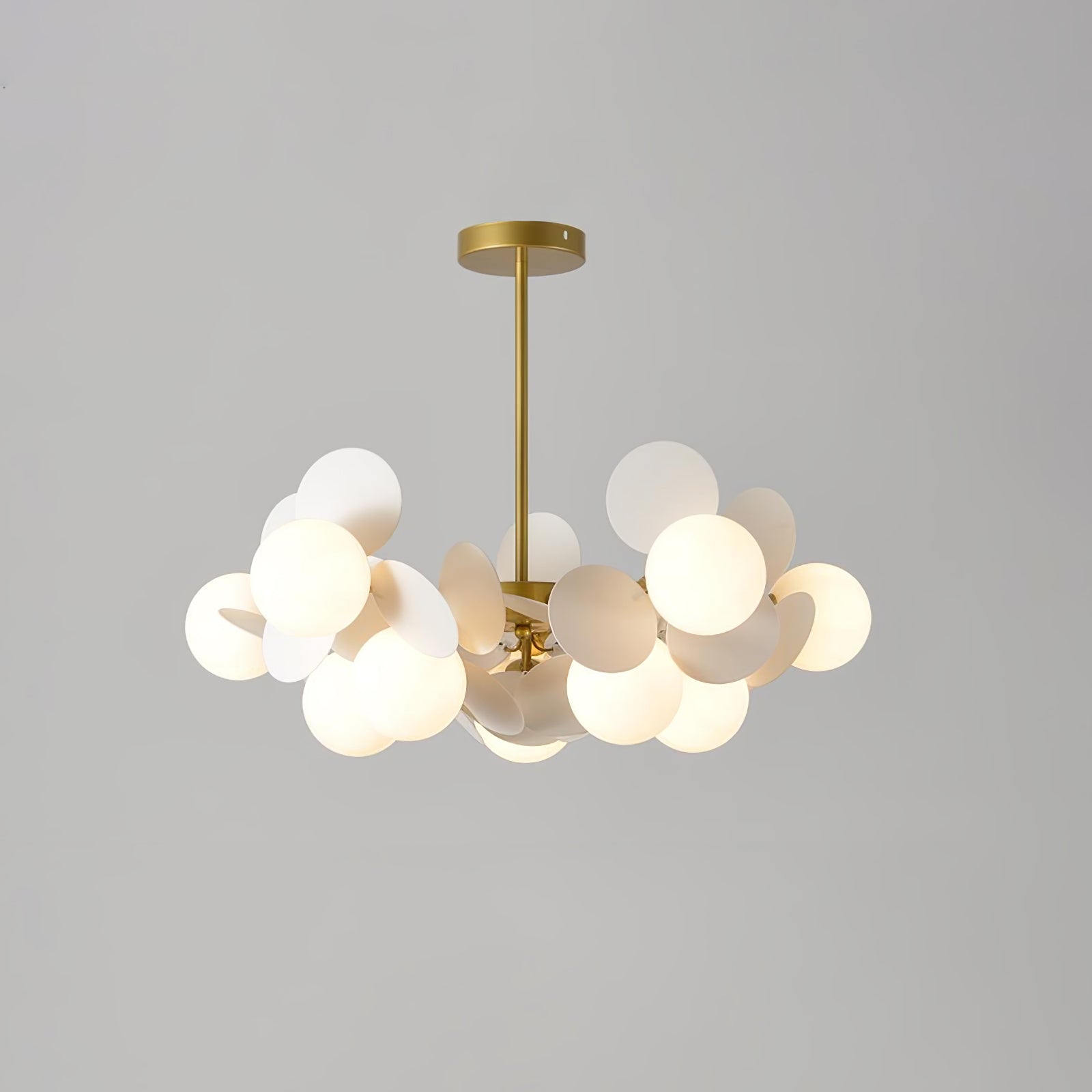 Ceiling Suspension Light In Off White Tree Design Lighting Lobby