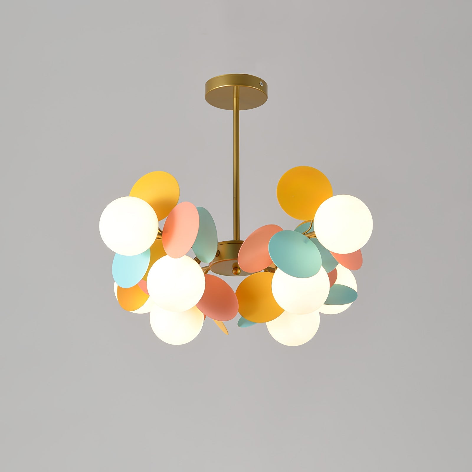 Ceiling Suspension Light In Off White Tree Design Lighting Lobby