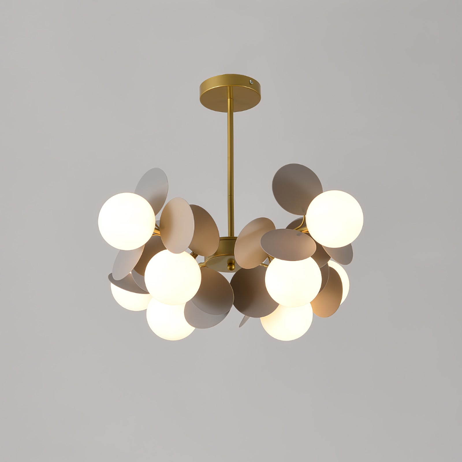 Ceiling Suspension Light In Off White Tree Design Lighting Lobby