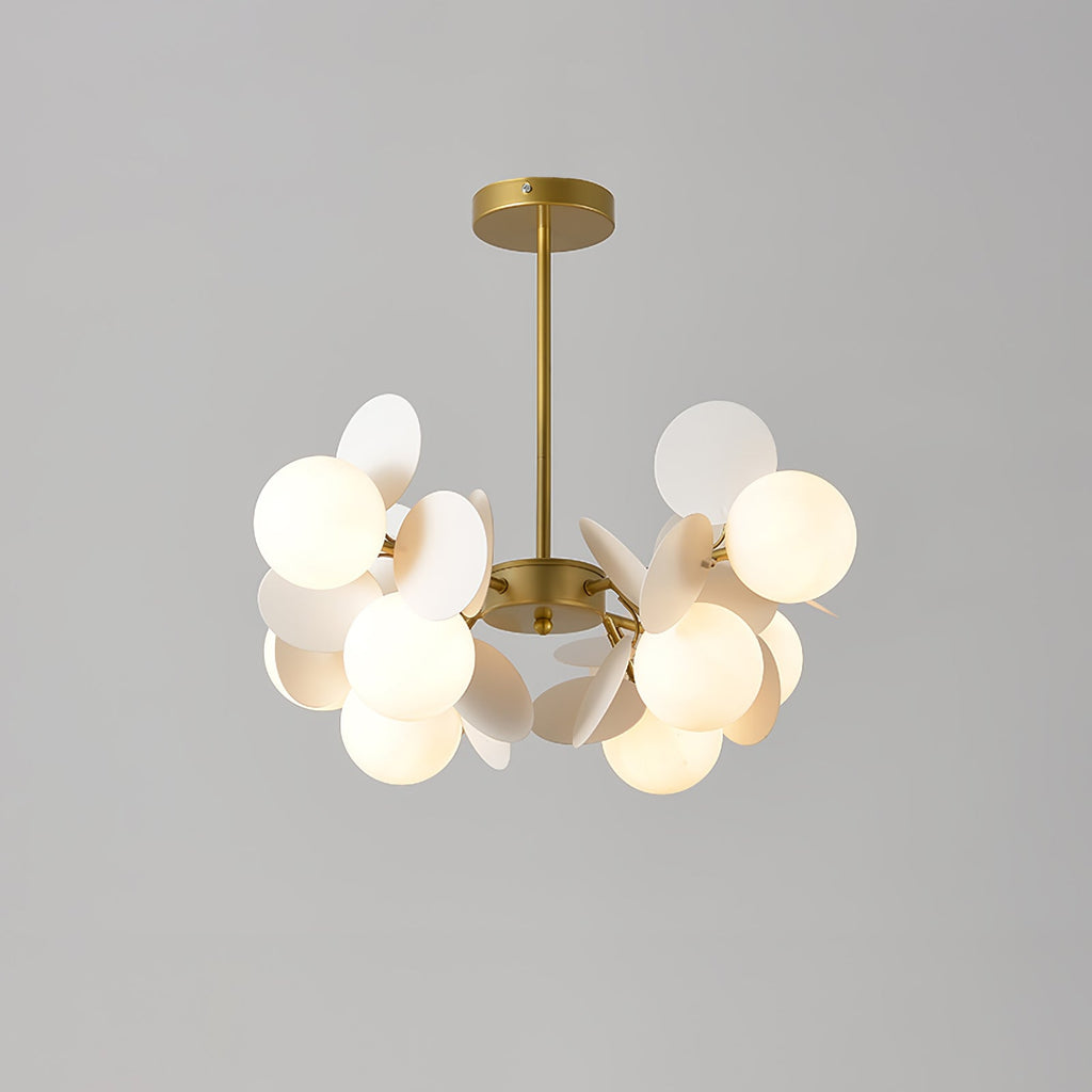 Ceiling Suspension Light In Off White Tree Design Lighting Lobby