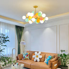 Ceiling Suspension Light In Off White Tree Design Lighting Lobby
