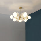 Ceiling Suspension Light In Off White Tree Design Lighting Lobby