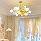 Ceiling Suspension Light In Off White Tree Design Lighting Lobby