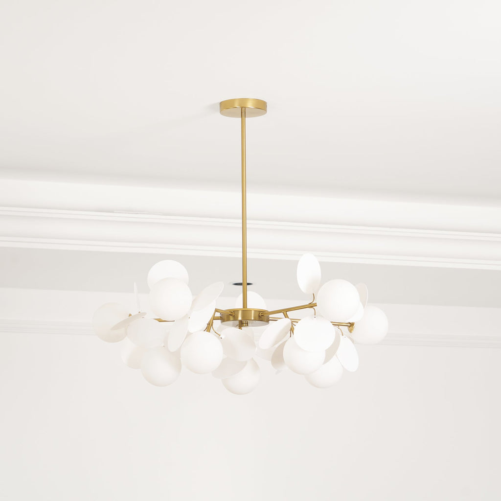 Ceiling Suspension Light In Off White Tree Design Lighting Lobby