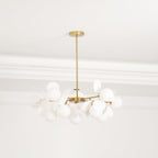Ceiling Suspension Light In Off White Tree Design Lighting Lobby