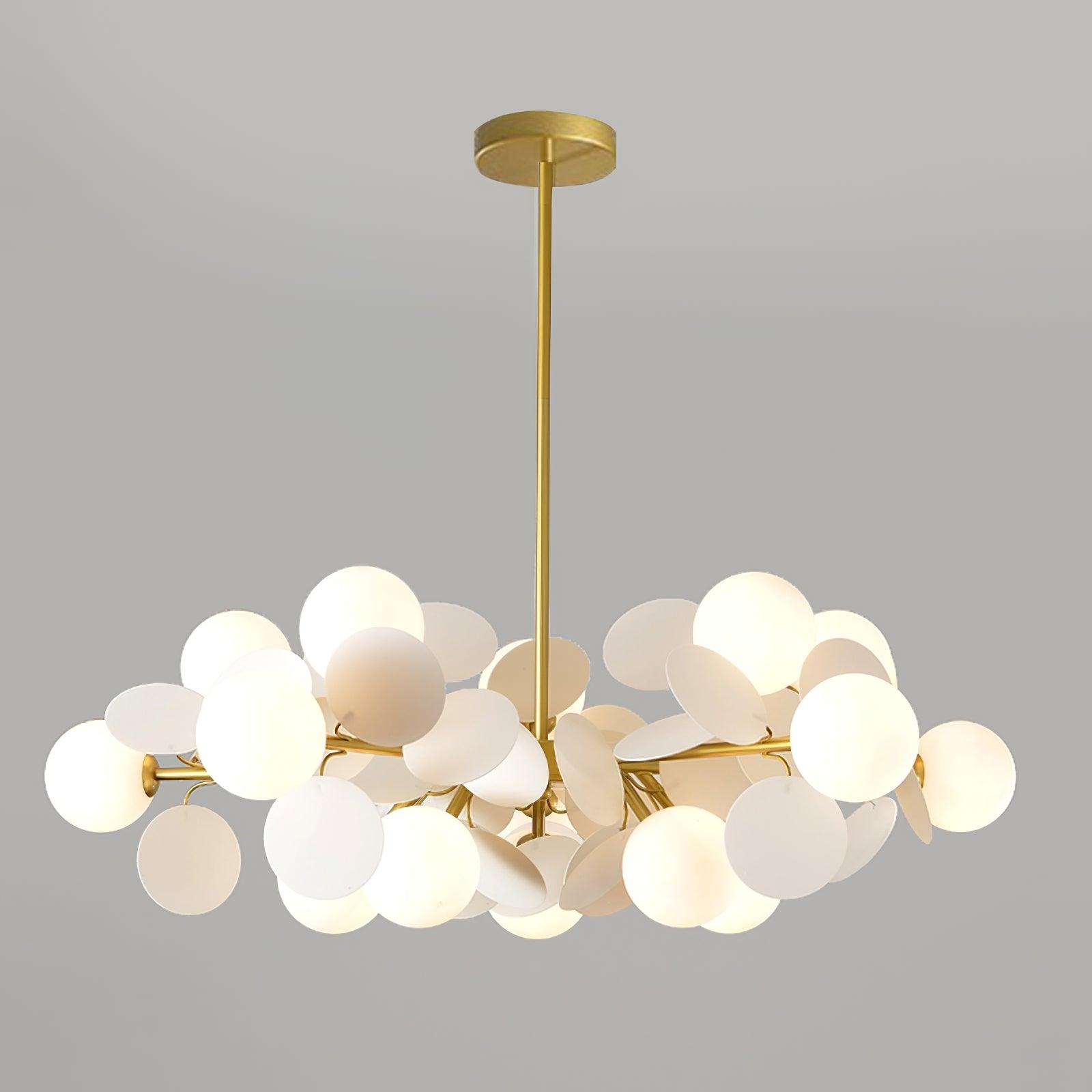 Ceiling Suspension Light In Off White Tree Design Lighting Lobby