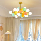 Ceiling Suspension Light In Off White Tree Design Lighting Lobby