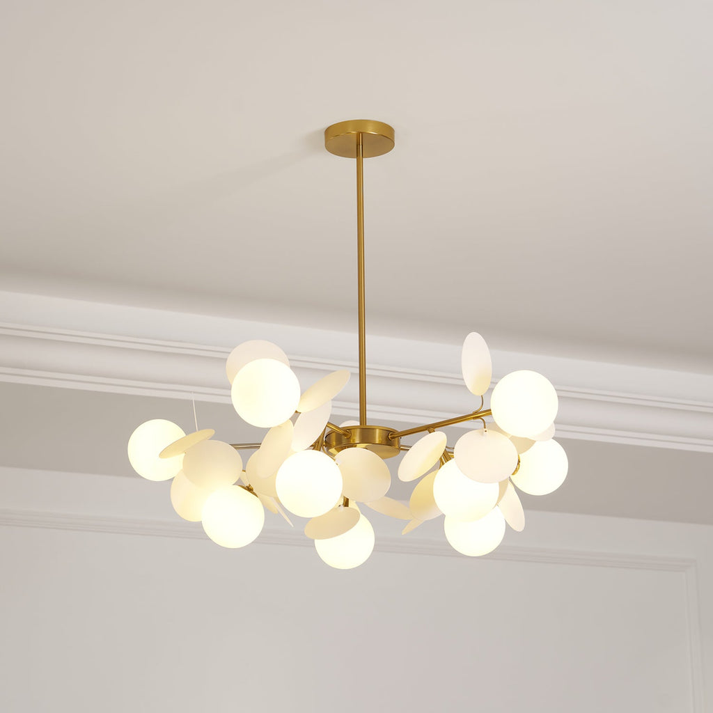 Ceiling Suspension Light In Off White Tree Design Lighting Lobby