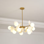 Ceiling Suspension Light In Off White Tree Design Lighting Lobby