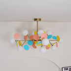 Ceiling Suspension Light In Off White Tree Design Lighting Lobby