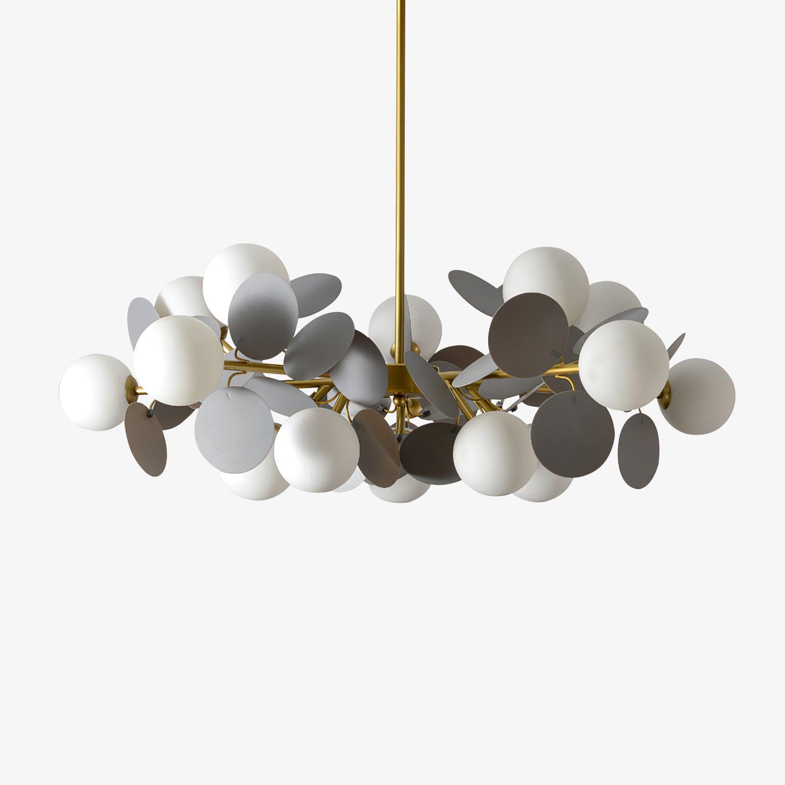 Ceiling Suspension Light In Off White Tree Design Lighting Lobby