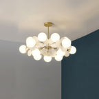Ceiling Suspension Light In Off White Tree Design Lighting Lobby