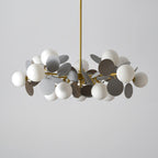 Ceiling Suspension Light In Off White Tree Design Lighting Lobby