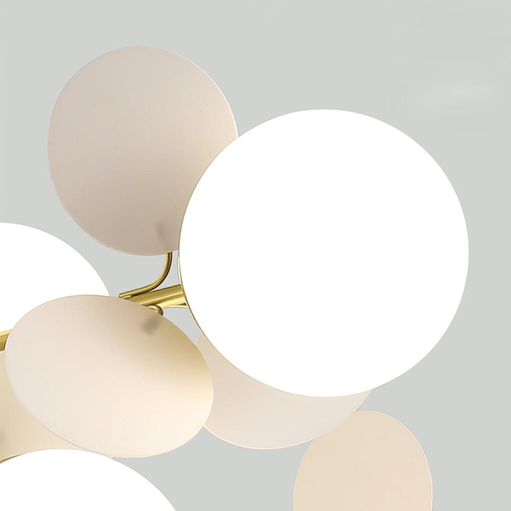 Ceiling Suspension Light In Off White Tree Design Lighting Lobby