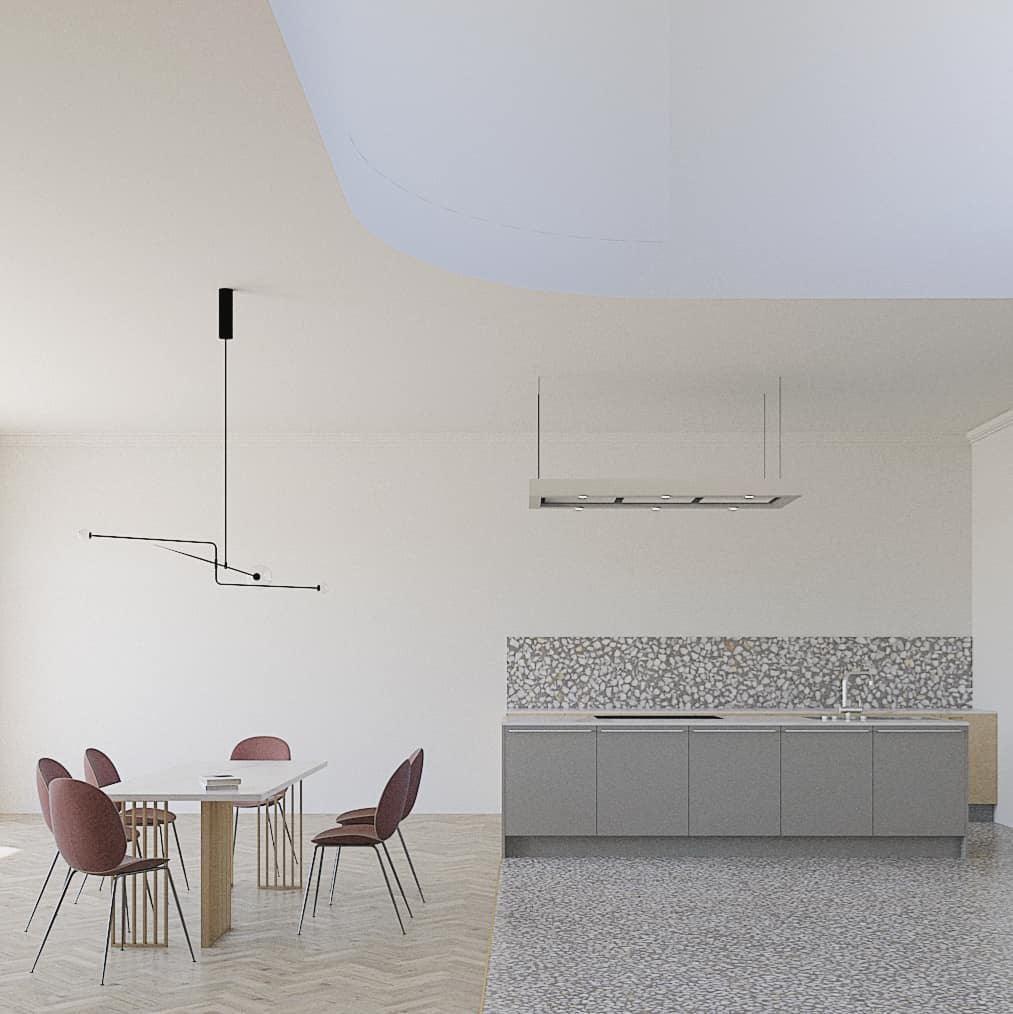 Ceiling Suspension Lighting Lobby