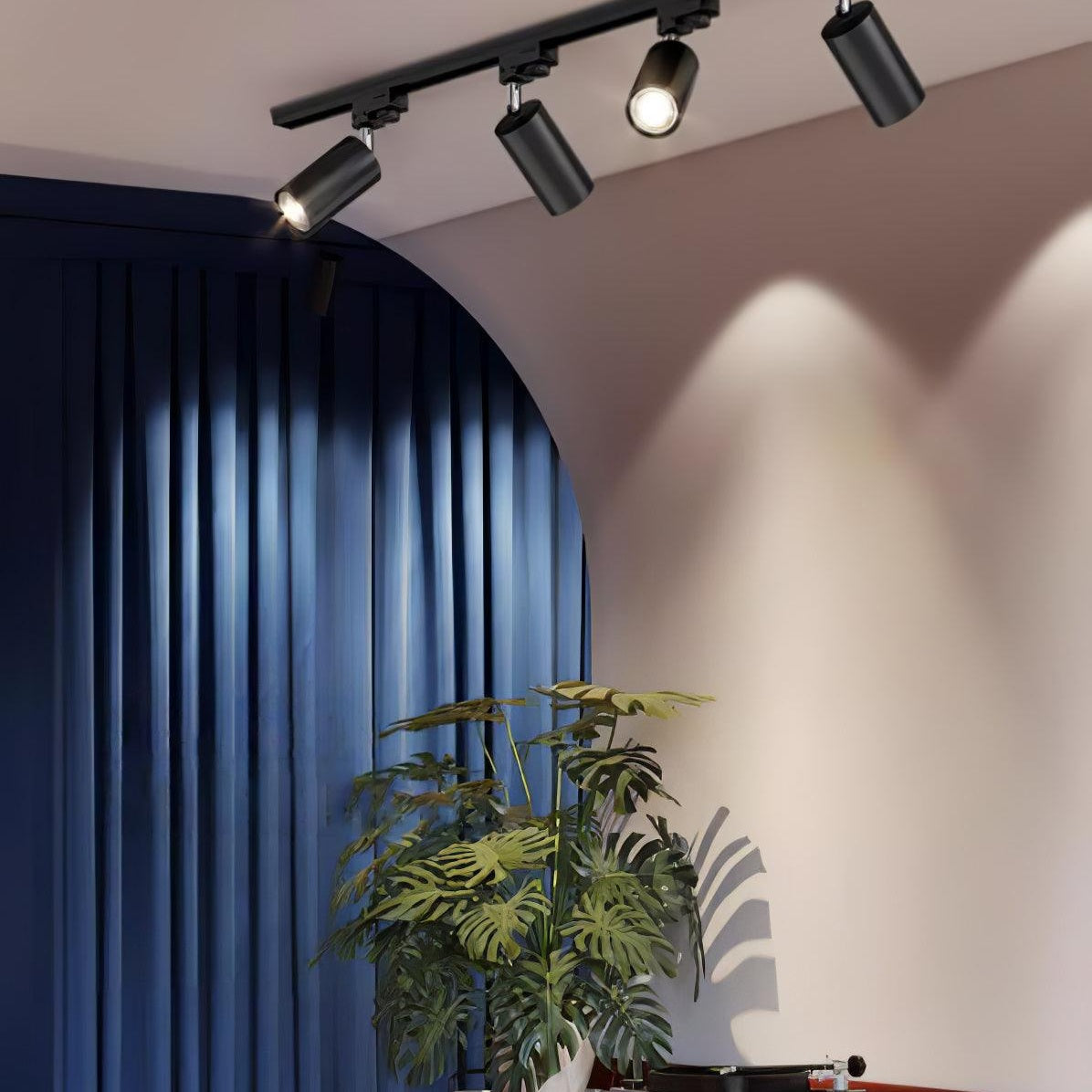 Ceiling Track Adjustable Spotlight Fixture Lighting Lobby