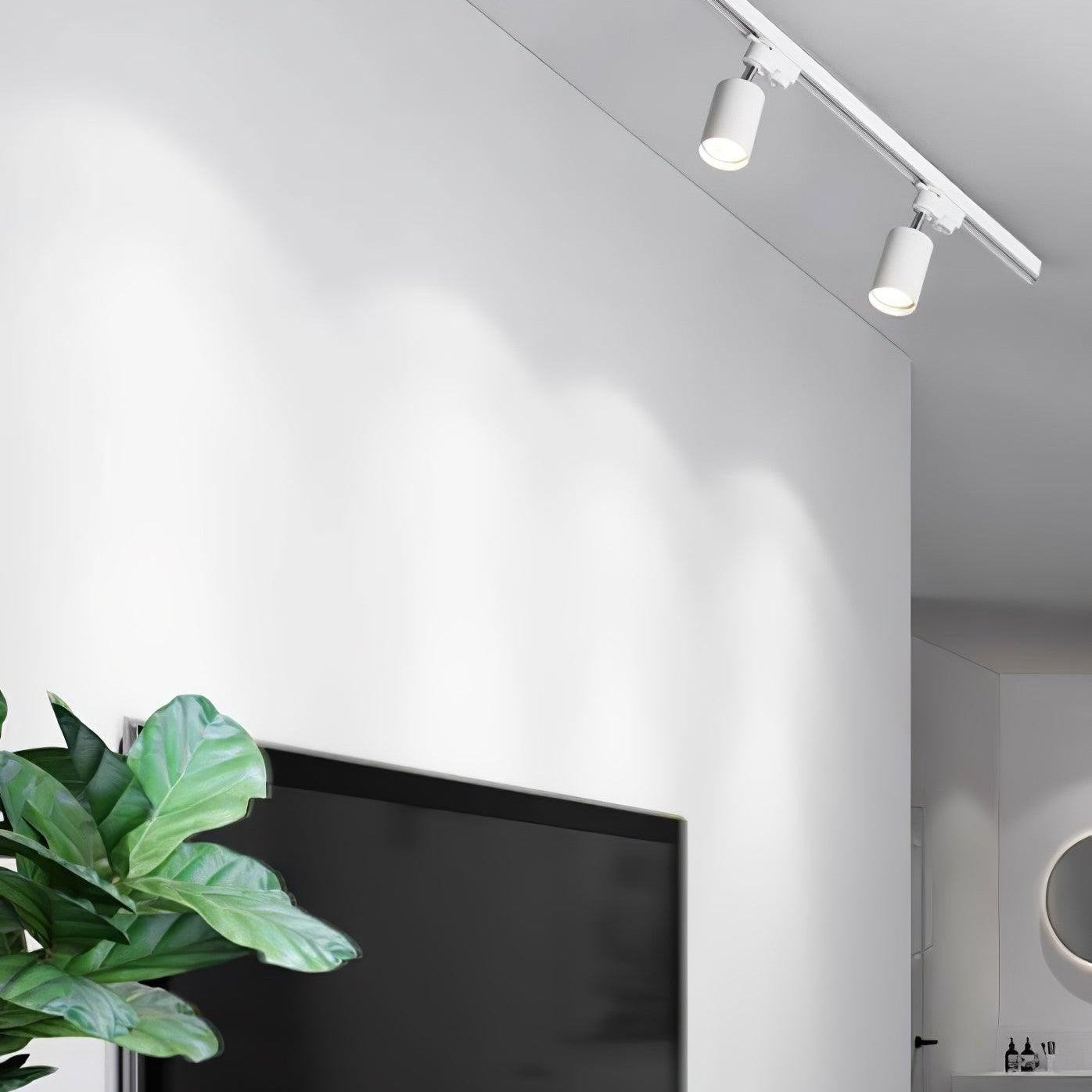 Ceiling Track Adjustable Spotlight Fixture Lighting Lobby