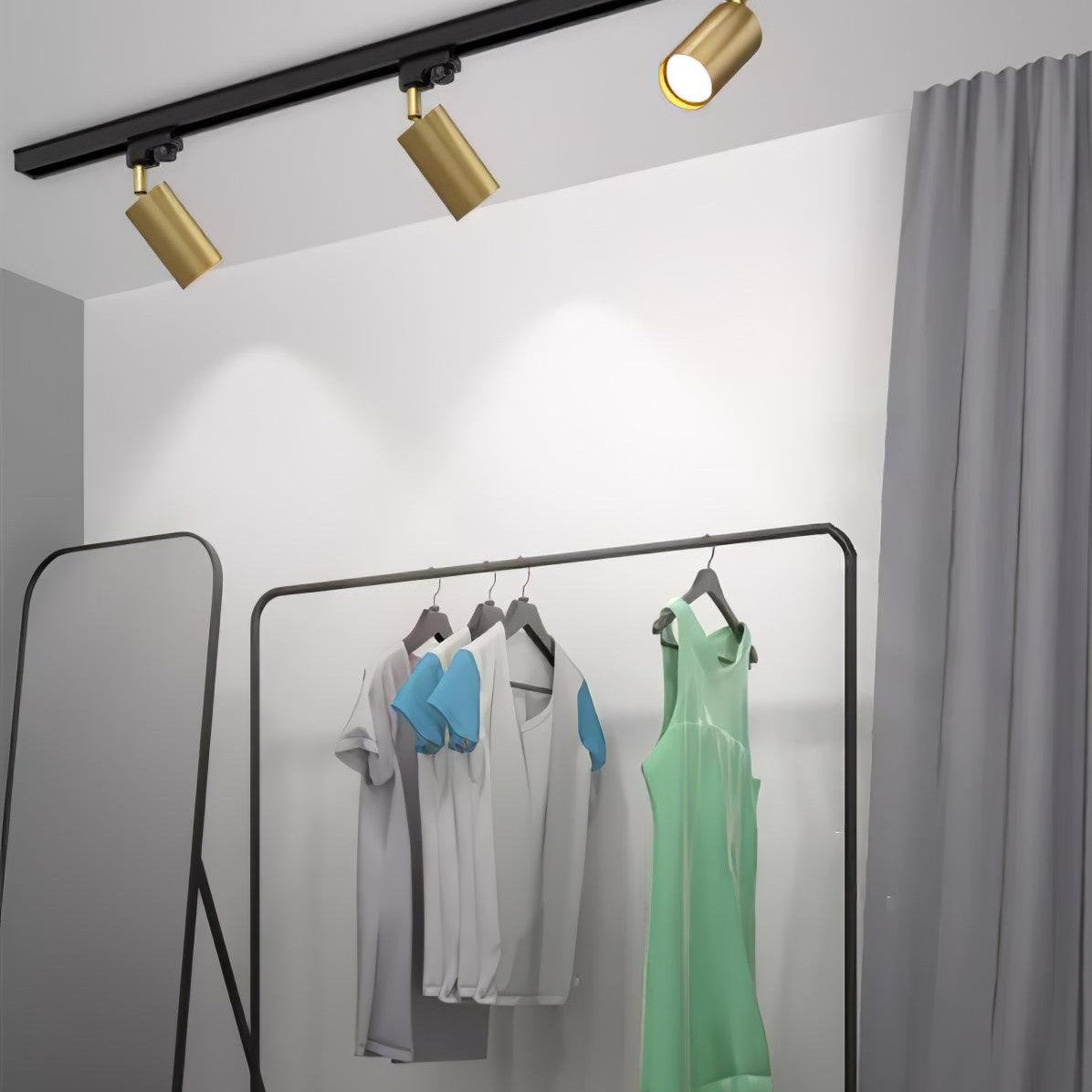 Ceiling Track Adjustable Spotlight Fixture Lighting Lobby