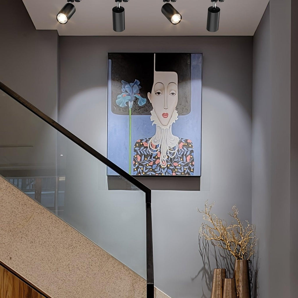 Ceiling Track Adjustable Spotlight Fixture Lighting Lobby