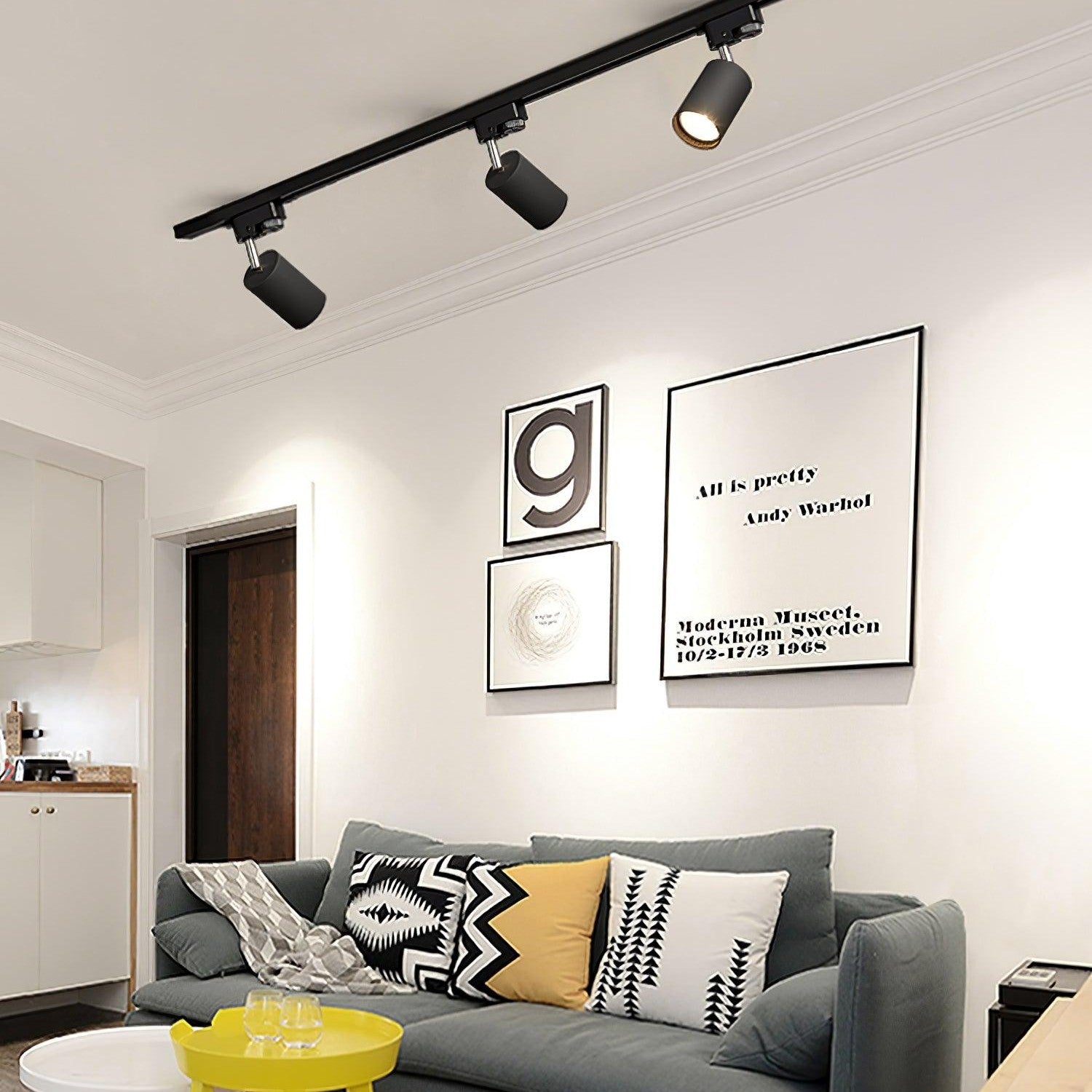 Ceiling Track Adjustable Spotlight Fixture Lighting Lobby