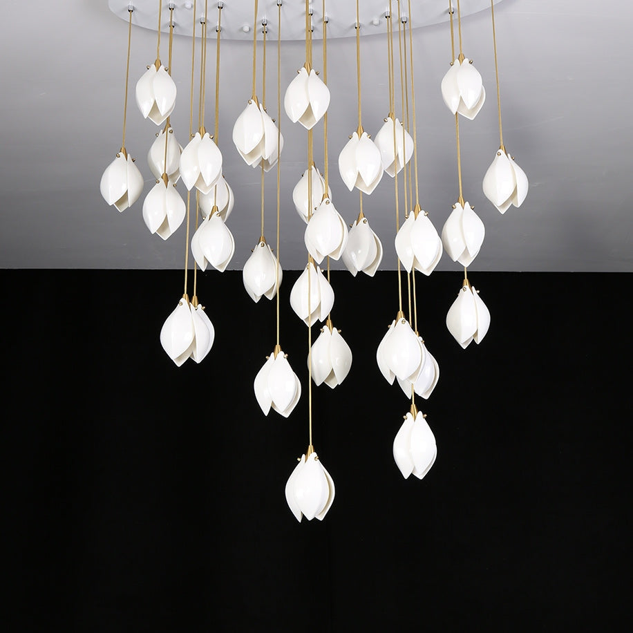 Celeste Flora Ceiling Pendant Lighting Lobby