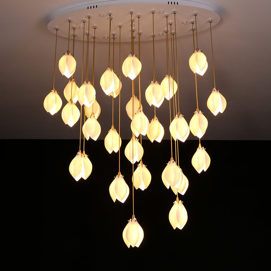 Celeste Flora Ceiling Pendant Lighting Lobby